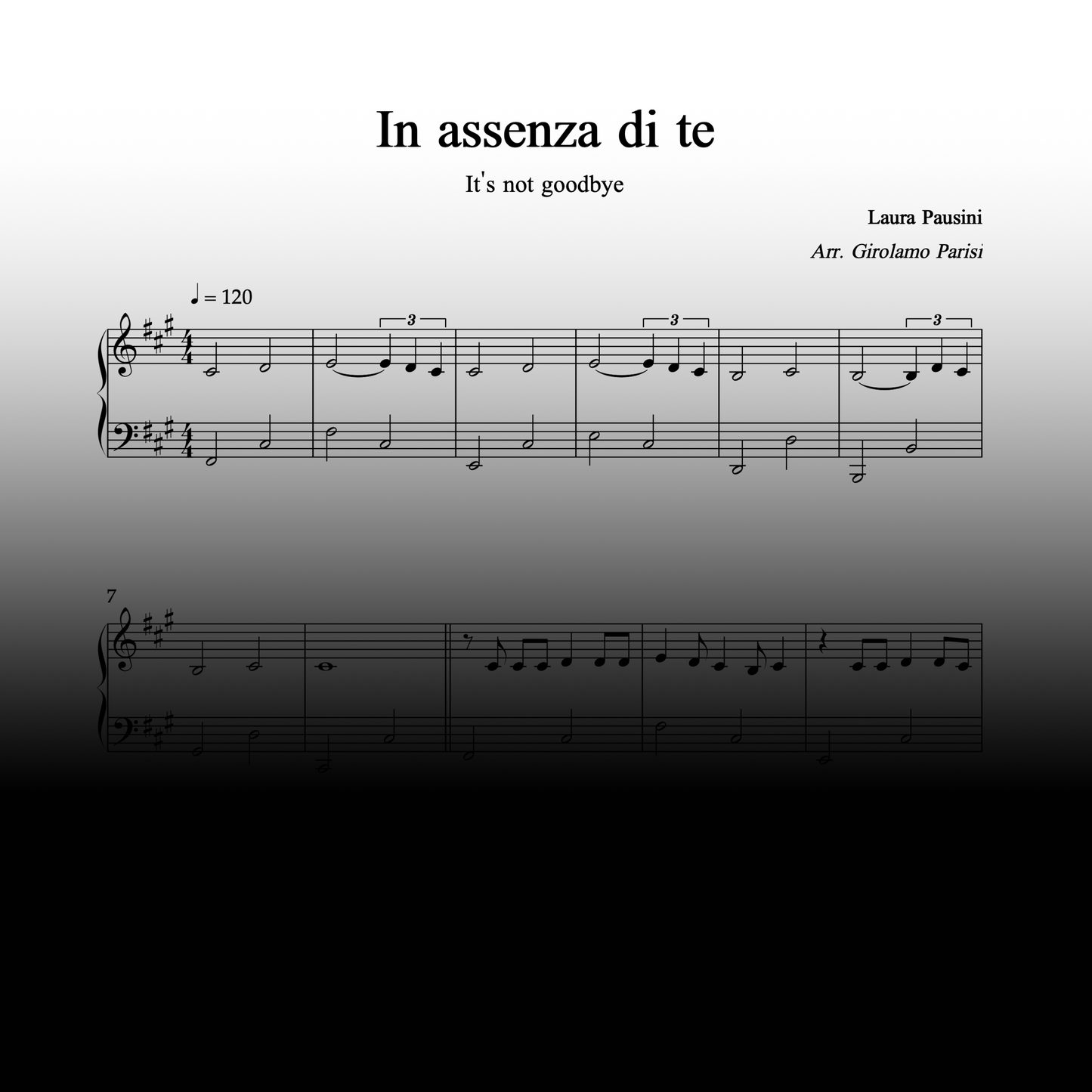 In assenza di te (beginner version)